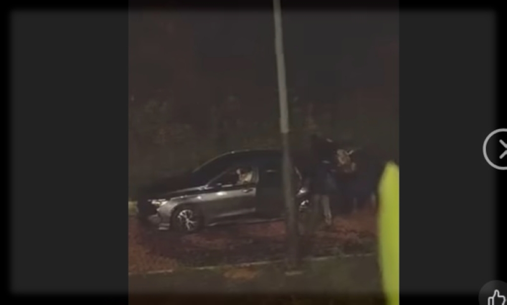 Kajang police chief ACP Naazron Abdul Yusof said a report on the incident was received at 6.54am yesterday, and initial investigations revealed the four unidentified suspects arrived in a grey vehicle and were seen cutting cables suspected to belong to TNB. — Screengrab from social media 