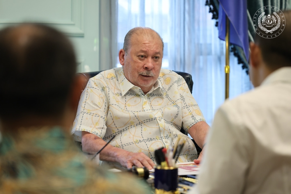 His Majesty, who is also the Sultan of Johor, stressed that integrity and administrative transparency are fundamental to safeguarding the state’s well-being and sustained prosperity. — Picture from Facebook/Sultan Ibrahim Sultan Iskandar 