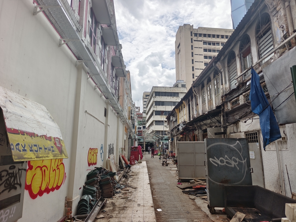 Picture of what Drury Lane looked like before the rejuvenation project. — Picture courtesy of Think City