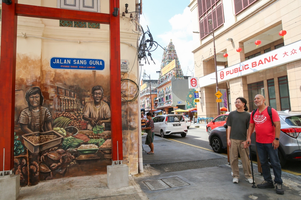 Jalan Sang Guna has been given a whole new lease of life.  — Picture by Choo Choy May