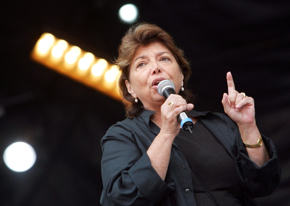 Leila Shahid, the Palestinian representative in France, gives a speech, on September 11, 2005, during the closure of the 70th annual gathering of the French Communist Party held in La Courneuve, nearby Paris. Leila Shahid, former representative of Palestine in France, has died, her family told AFP on February 18, 2026. — AFP pic 