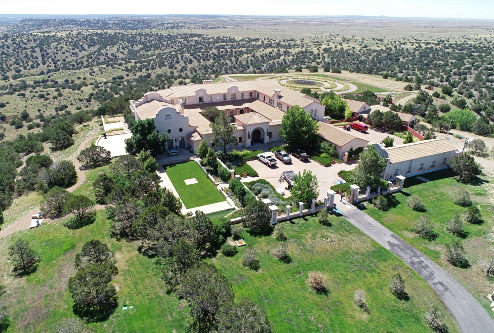 Zorro Ranch, one of the properties of financier Jeffrey Epstein, is seen in an aerial view near Stanley, New Mexico, US, July 15, 2019. — Reuters pic 