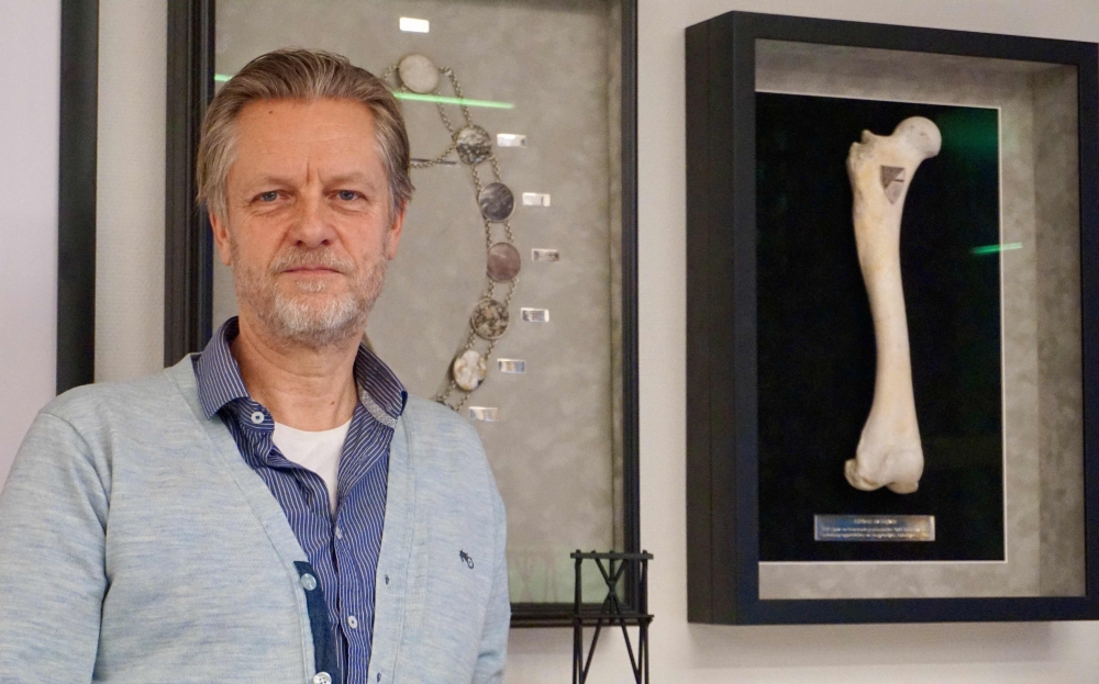 Terje Aunevik, Mayor of Longyearbyen (Lokalstyreleder) poses for a photo in his office in Longyearbyen on the Norwegian archipelago of Svalbard on February 17, 2026. — AFP pic 