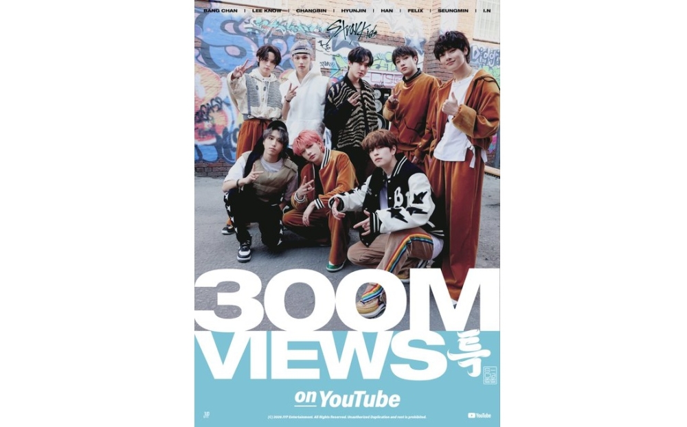 Stray Kids’ music video for their 2023 title track ‘S-Class’ has surpassed 300 million views on YouTube. — Picture via X/Stray Kids