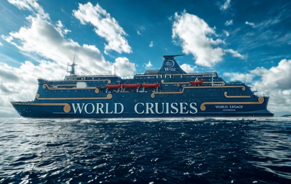 The Liberia-registered vessel World Legacy was carrying 388 crew members, none of whom were Singaporean, and 224 passengers, including 185 Singaporeans. — Picture from Facebook/World Legacy by World Cruises