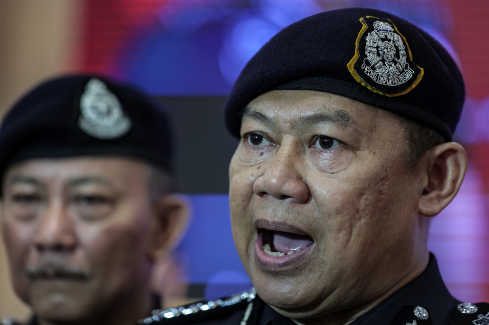 Johor police chief Ab Rahaman Arsad said initial investigations found the fireworks used were from an unapproved category and not among the 45 types permitted for possession and import. — Bernama pic