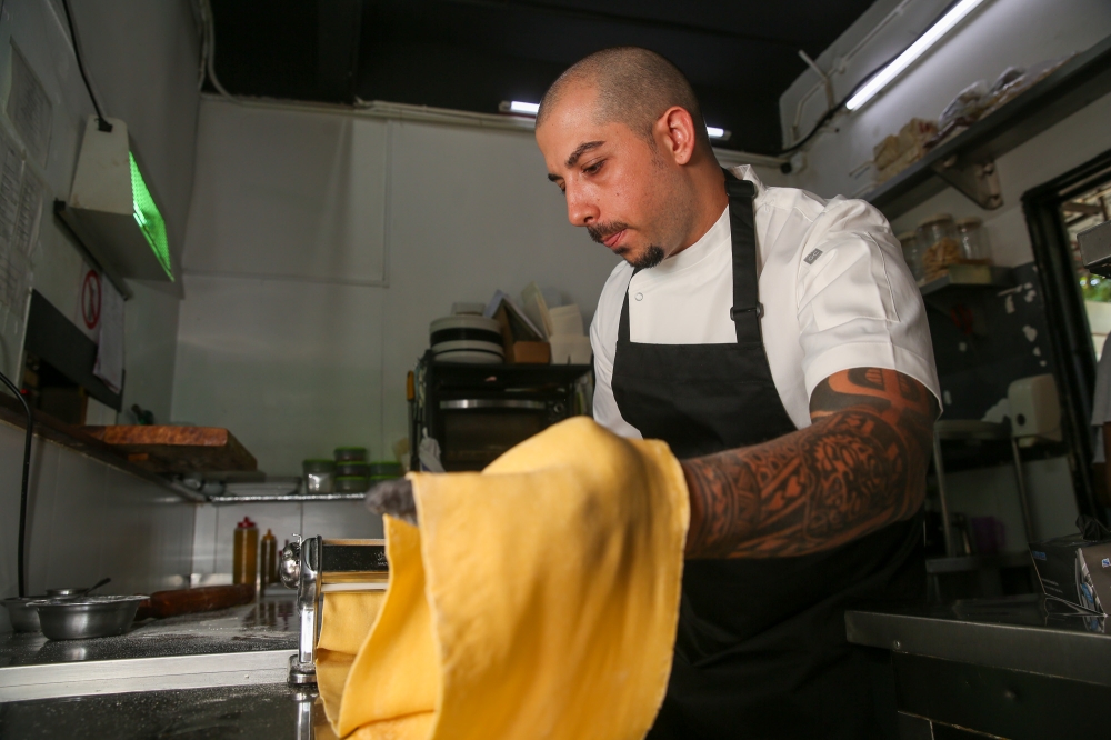 Nobile’s experience before joining the Ranauro brothers at Via Pre includes four years at the renowned Tuscan fine dining restaurant La Loggia di Villa San Michele. — Picture by Choo Choy May