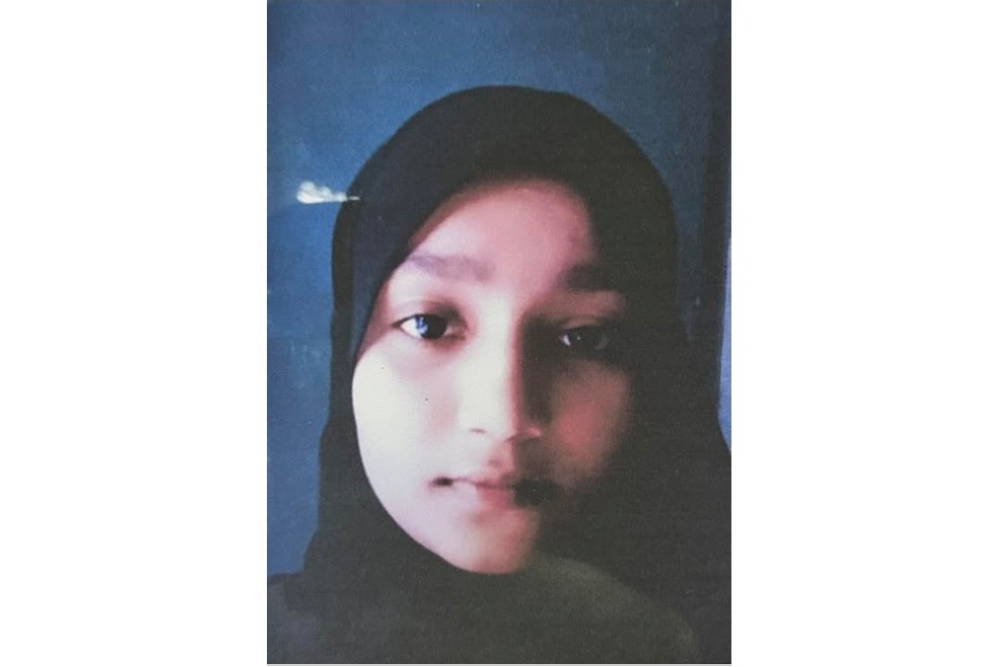 Ipoh police chief ACP Abang Zainal Abidin Abang Ahmad said that Kawsara Bibi Mohamad Noor, 13, is a Myanmar national. — Picture via Facebook/Polis Daerah Ipoh