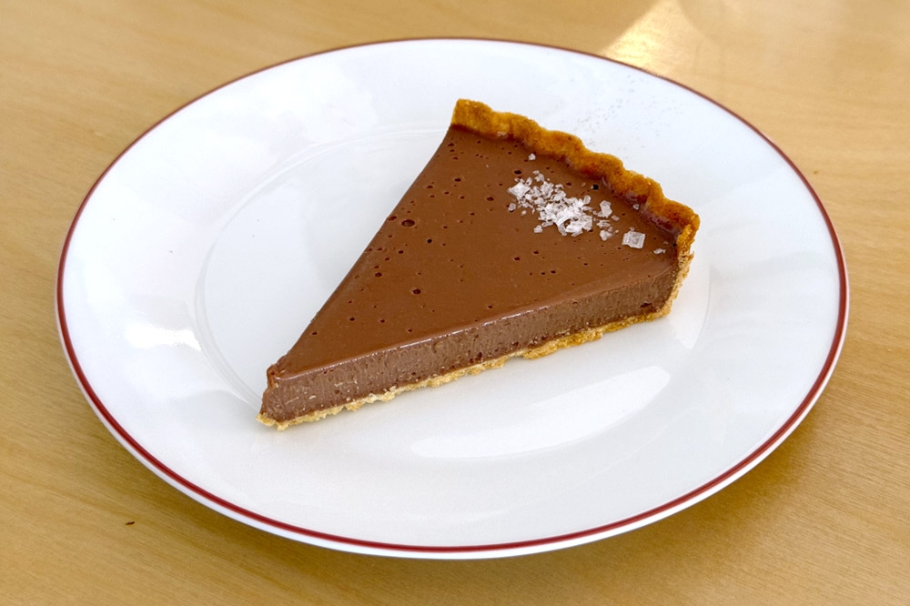The divinely decadent chocolate tart. — Picture by CK Lim