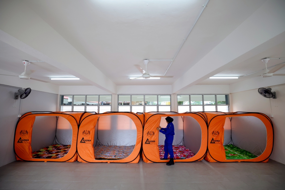 Eighteen relief centres remain operational across Pitas, Kota Marudu and Paitan. — Bernama pic