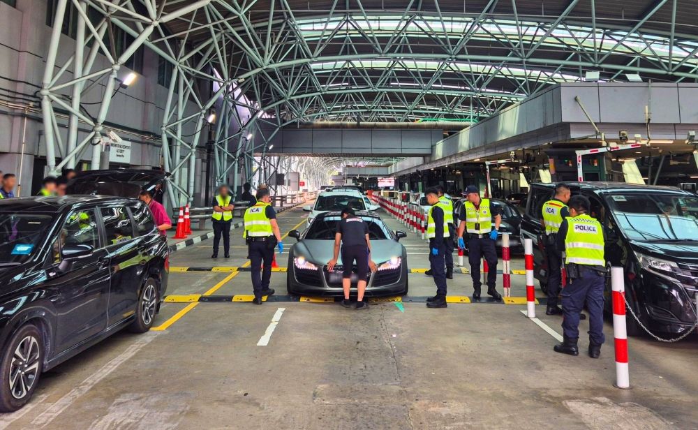 At least 59 motorists faced penalties for traffic violations at the Woodlands checkpoint in Singapore during the CNY 2026 crackdown. — Picture from Facebook/Immigration and Checkpoints Authority