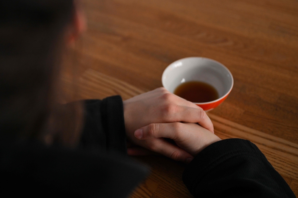 Varvara (whose name has been changed to protect her identity) poses for a picture during an interview in Moscow on February 5, 2026. — AFP pic