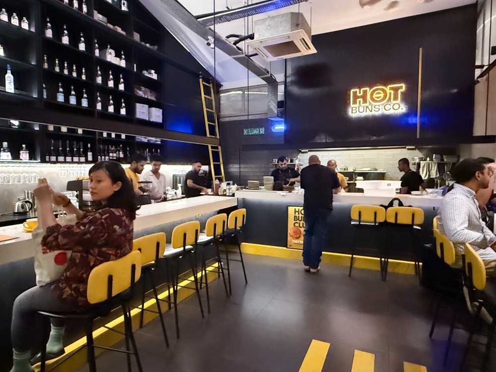 Hot Buns Co. takes over the space previously occupied by Jus Resto Bar inside APW Bangsar. — Picture by Lee Khang Yi