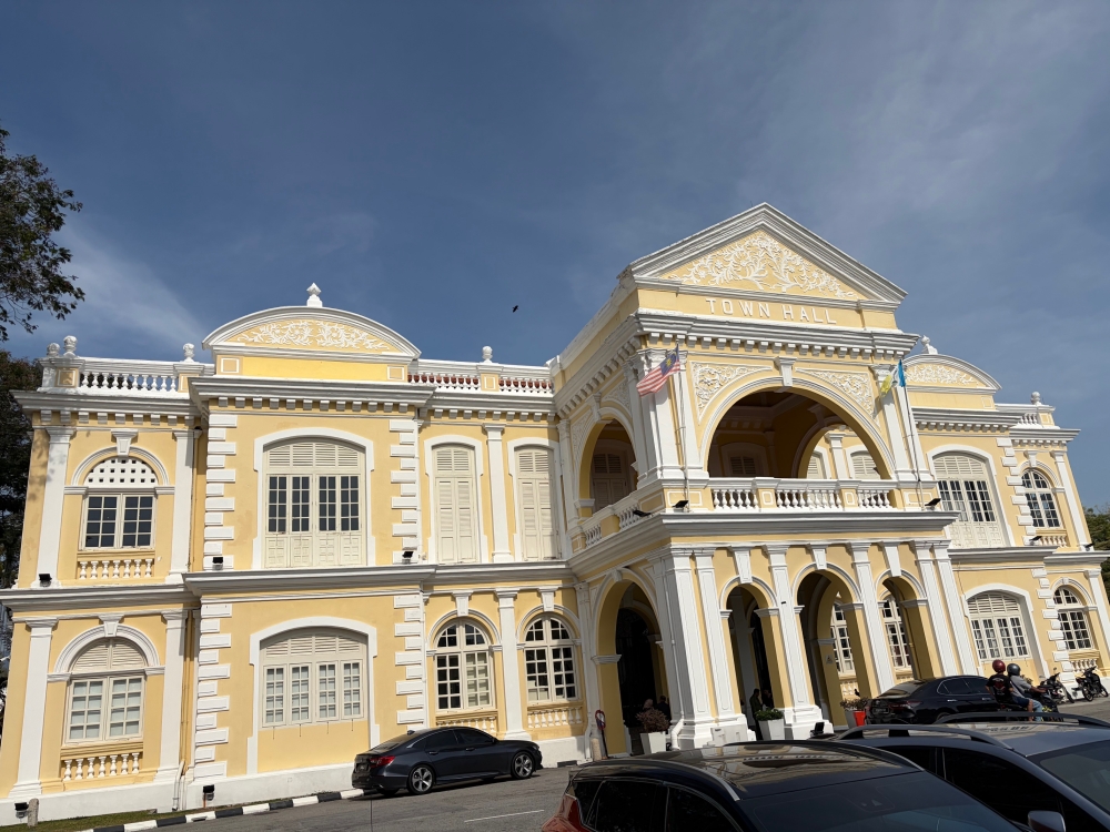 A general view shows the Town Hall in George Town, Penang. — Picture by Opalyn Mok