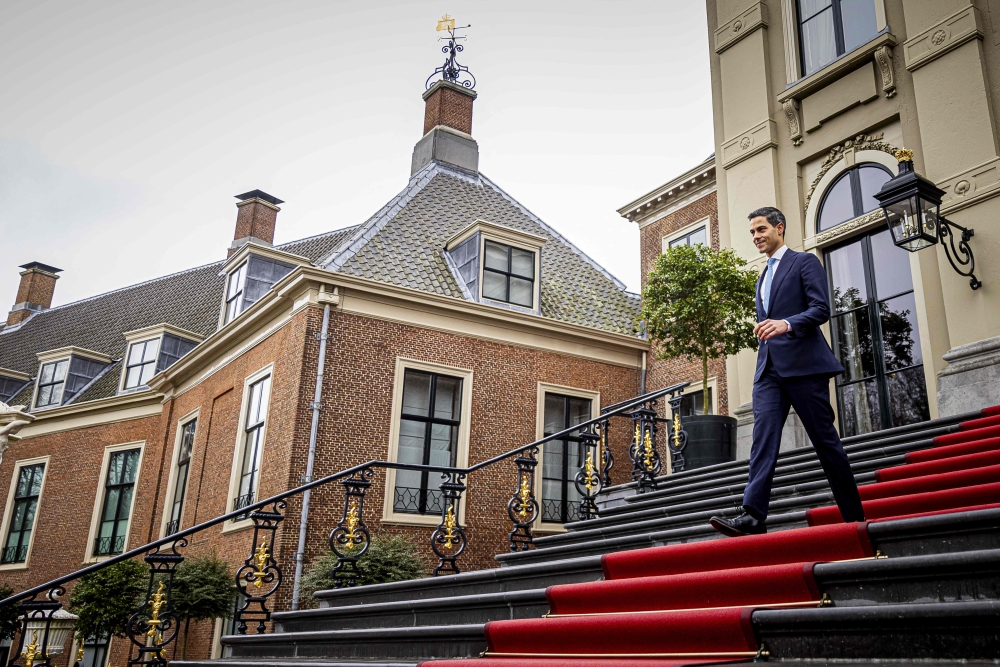 Once mocked as ‘Robot Jetten’, the D66 leader has reinvented himself as a charismatic communicator with a mandate for change. — AFP pic