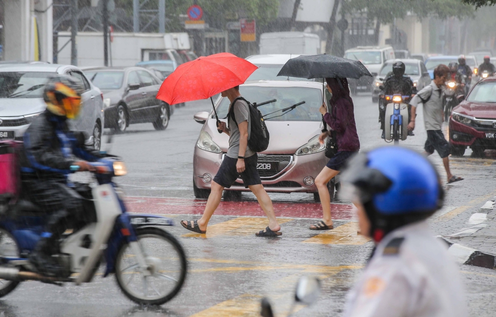 MetMalaysia said the areas predicted to be hit are interior Sabah (Nabawan), West Coast, Tawau (Lahad Datu), Sandakan (Kinabatangan, Beluran and Sandakan) and Kudat. — File picture by Farhan Najib
