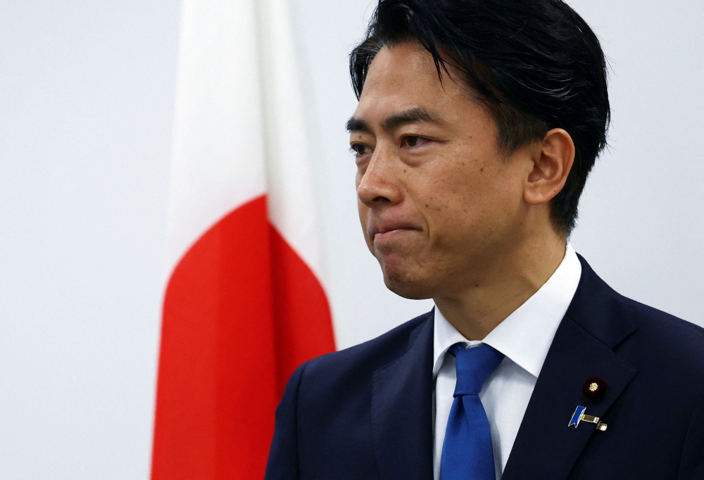 Japan’s defence minister Shinjiro Koizumi said at a regular press conference in Tokyo that the deployment on Yonaguni island would take place in the 2030 fiscal year, which ends in March of the following calendar year. — Reuters pic