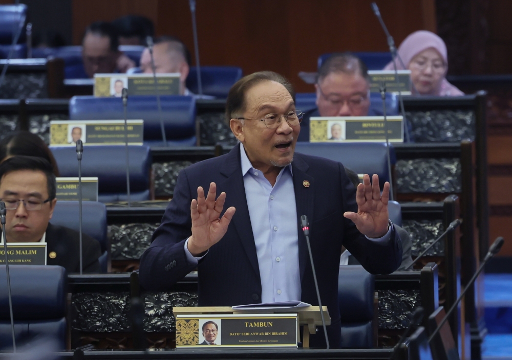 Prime Minister Datuk Seri Anwar Ibrahim stressed the country still had sufficient capacity to meet current energy supply needs, though he noted it would have to look further afield in the future. —  AFP pic