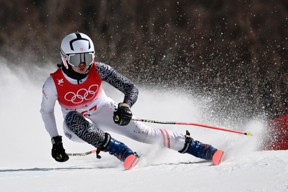 Aruwin was the second-best Asian skier in the event behind Piera Hudson of the United Arab Emirates with 1:49.67s in 39th place. — Reuters pic