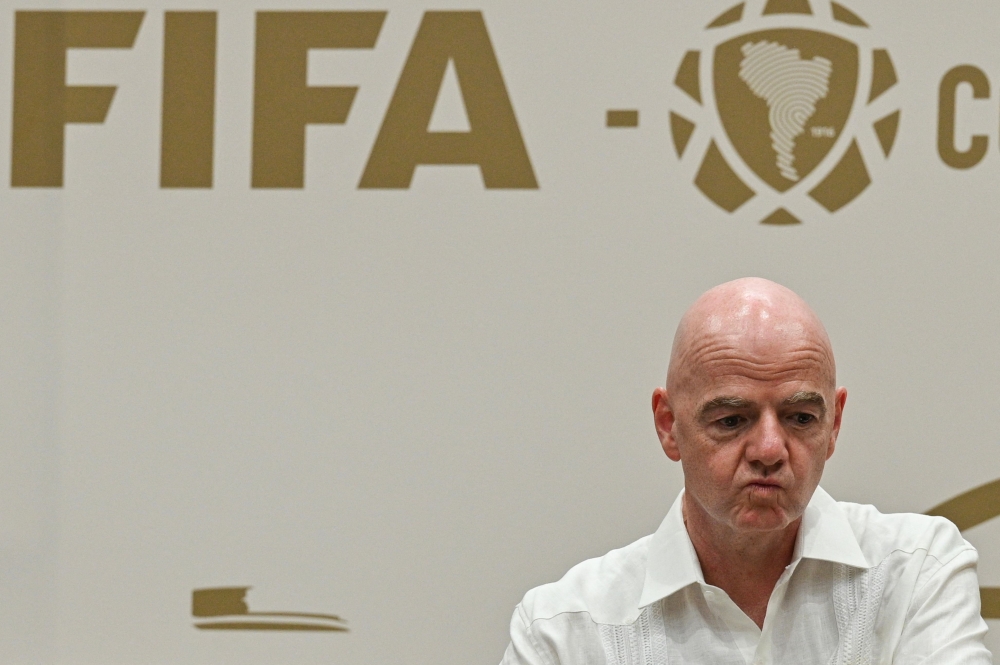 Fifa President Gianni Infantino expressed confidence in Mexico’s World Cup preparations despite unrest following a cartel leader’s death. — AFP pic