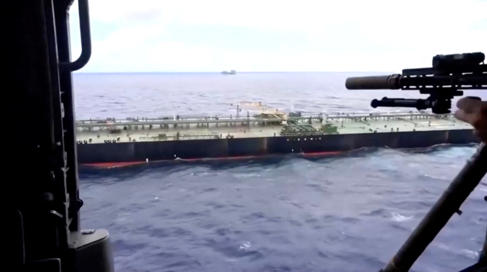 US forces seize an oil tanker in the Indian Ocean in this screengrab from video released February 24, 2026. — Reuters pic