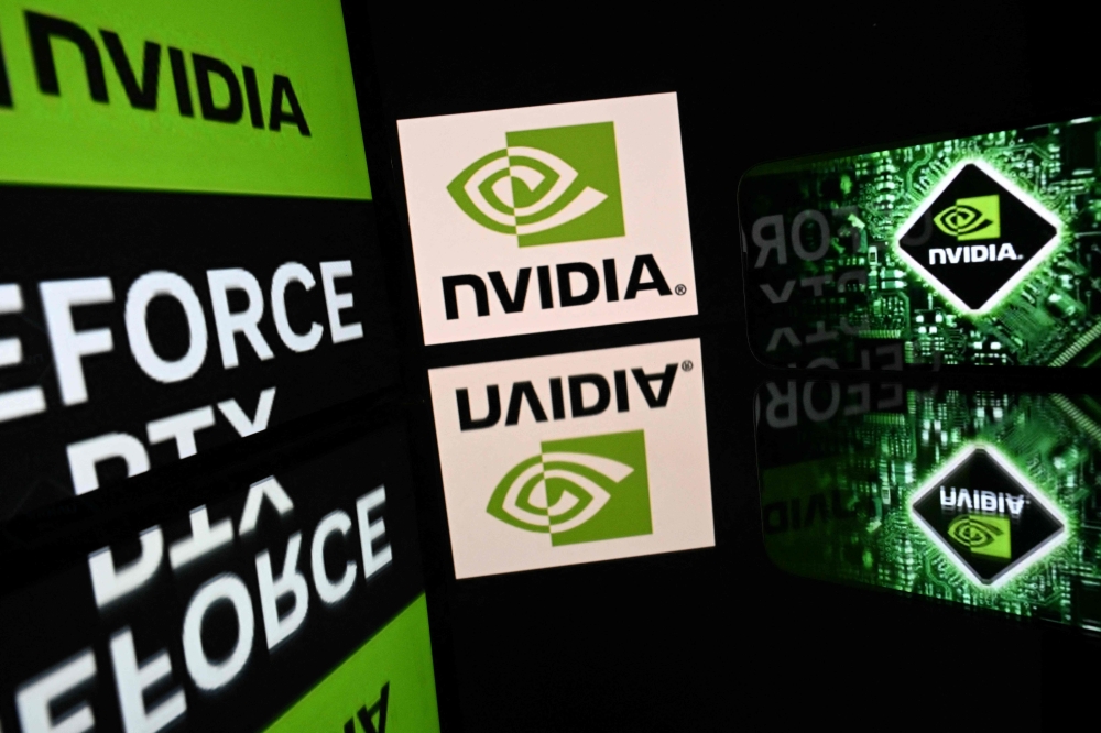 Nvidia yesterday reported blockbuster quarterly results that blew past Wall Street expectations, posting record revenue of US$68.1 billion (RM264 billion) as insatiable demand for its artificial intelligence chips showed no sign of cooling. — AFP pic 
