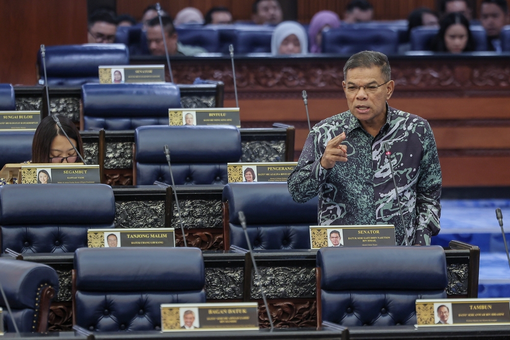 Home Minister Datuk Seri Saifuddin Nasution Ismail said police are currently interrogating the suspects. — Bernama pic