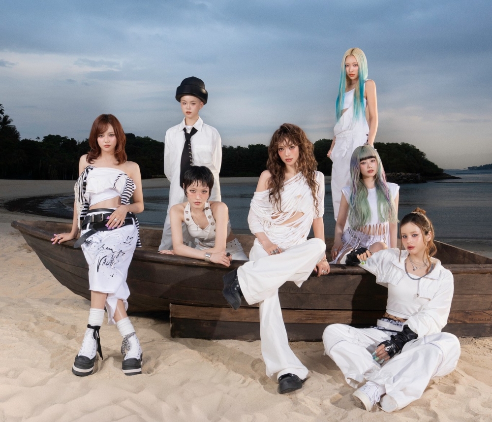 Japanese girl group XG said it is not connected to an ongoing drug investigation involving its producer and is cooperating fully with authorities. — Picture via Facebook/XG