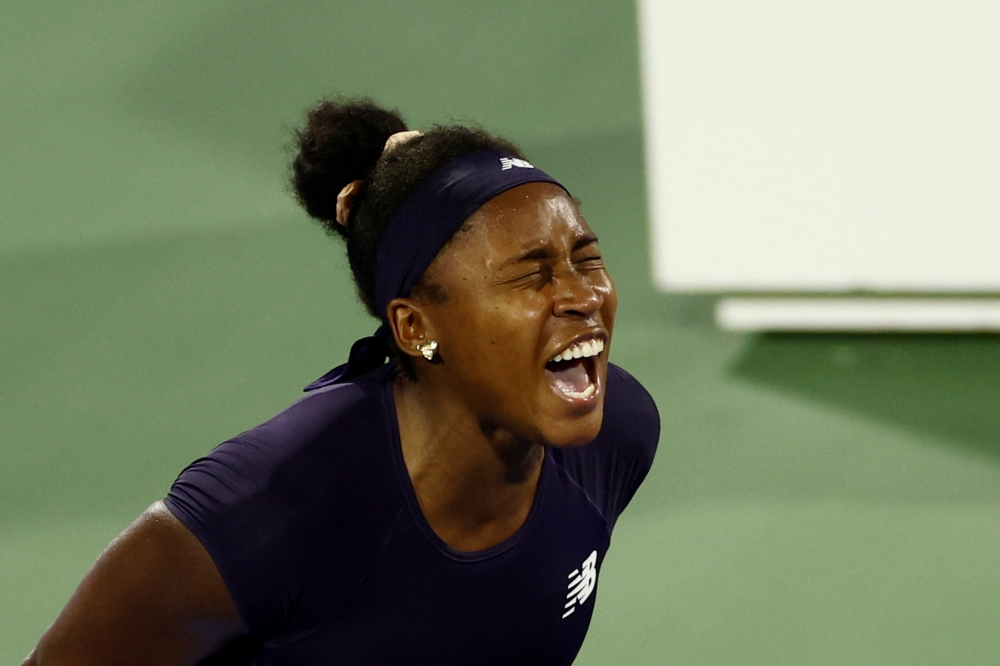 A WTA tournament in Texas has unveiled a “rage room” for players to take out their frustrations away from the cameras after Coco Gauff’s racket-smashing outburst at the Australian Open last month sparked debate about privacy at tournaments. — Reuters pic  