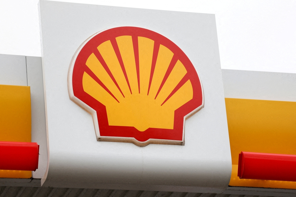 A view shows a logo of Shell petrol station in South-east London, February 2, 2023. Six companies — US company Chevron and BP, Eni, Maurel & Prom, Repsol and Shell of Europe — have been licensed by Washington to operate in Venezuela. — Reuters pic 