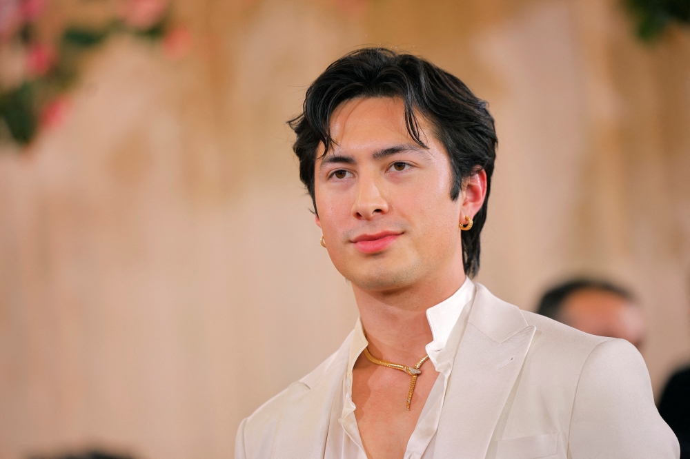 Hudson Williams poses on the red carpet at the 83rd Annual Golden Globes in Beverly Hills, California January 11, 2026. — Reuters pic  