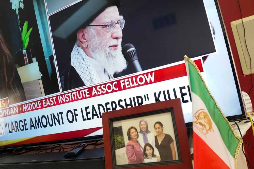 Gemini saidA television screen broadcasts news on the day the United States and Israel launched strikes on Iran in Vienna, Virginia, US on February 28, 2026. — Reuters pic