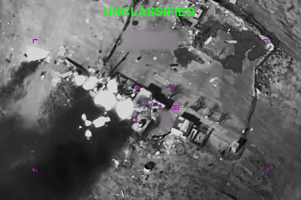 In this screen grab obtained on February 28, 2026 from video released by the US Central Command on their X account @CENTCOM shows smoke rising from an Iranian facility after it was destroyed by strikes carried out by US and Israel against Iran earlier in the day. — US Central Command (CENTCOM) handout/AFP pic