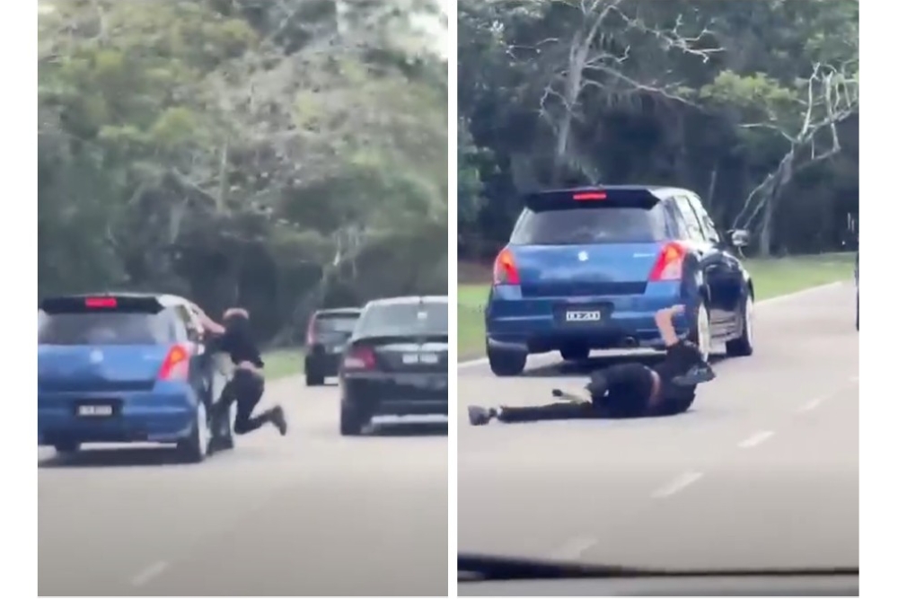 An 11-second clip of the dispute at Bandar Seri Alam circulated on social media, leading to a police investigation. — Screengrab via Facebook/KOMUNITI BANDAR SERI ALAM