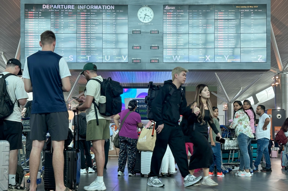 Flight delays, reroutes or cancellations are possible due to ongoing Middle East airspace restrictions, Malaysia’s aviation authority said on March 1, 2026. — File picture by Shafwan Zaidon