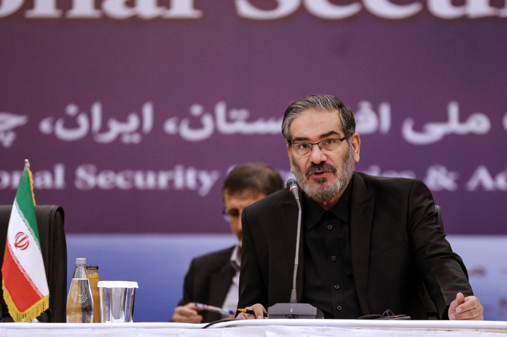 Ali Shamkhani, secretary of the Supreme National Security Council of Iran speaks during the first meeting of national security secretaries of Afghanistan, China, Iran, India and Russia, in the Iranian capital Tehran on September 26, 2018. The Israel army said that Ali Shamkhani, advisor to Iran supreme leader, was killed in military strikes. — AFP pic