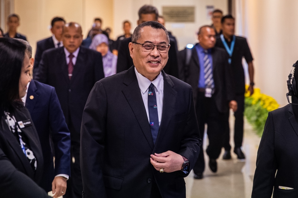 Chief Justice Datuk Wan Ahmad Farid Wan Salleh at the launch of the International Commercial & Admiralty Division (ICAD) at the Kuala Lumpur High Court in Kuala Lumpur, March 2, 2026. — Picture by Firdaus Latif
