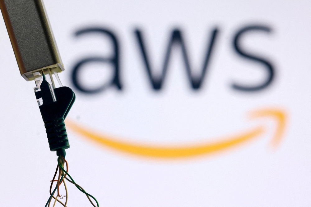 Amazon Web Services’ UAE and Bahrain regions were affected by outages. — Reuters pic