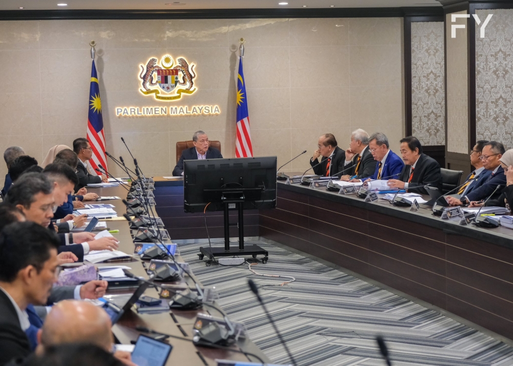 The Technical Committee under the Malaysia Agreement 1963 Action Council met at Parliament yesterday to gather feedback from federal and state stakeholders on unresolved MA63 issues. — Picture via Facebook/Fadillah Yusof