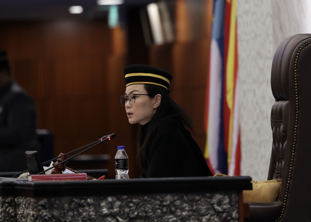 Dewan Rakyat Deputy Speaker Alice Lau said eight government and independent MPs were absent and did not participate in the vote. — Bernama pic 