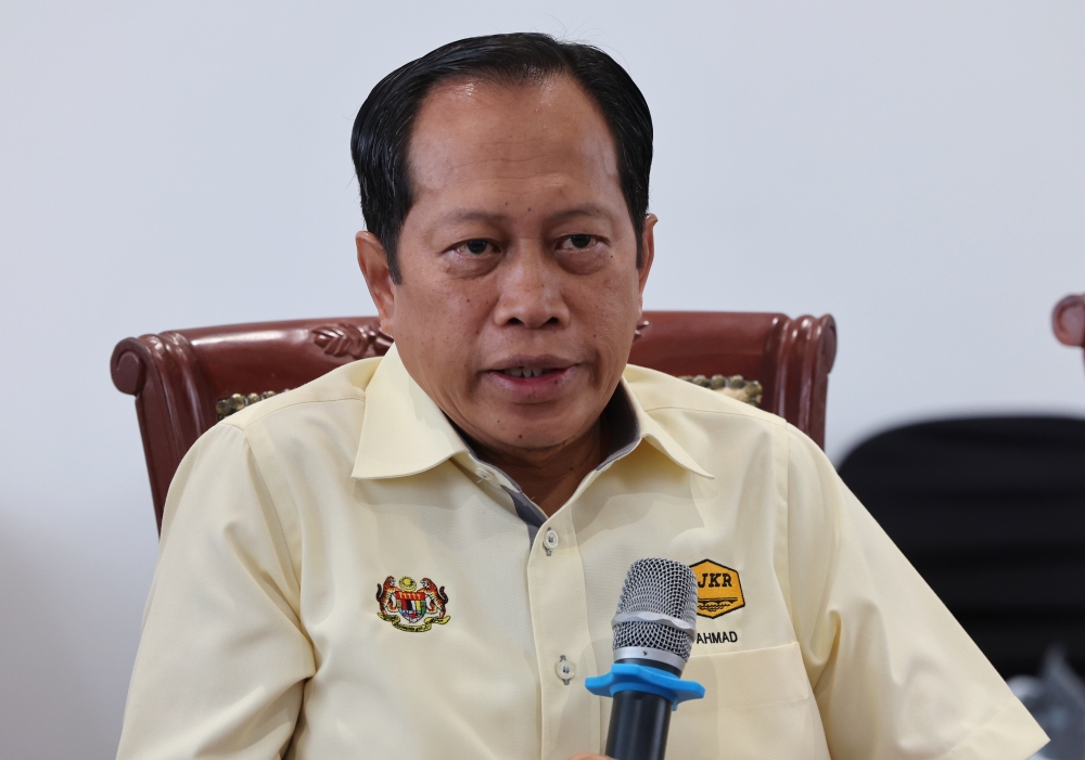Deputy Minister of Works Datuk Seri Ahmad Maslan said 23 work packages of the project are behind schedule due to weather, land acquisition, utility relocation and contractor performance issues. — Bernama pic