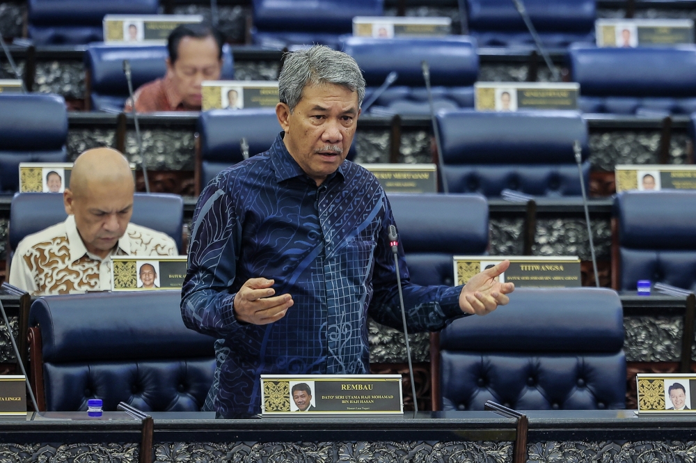 Foreign Minister Mohamad Hasan said the situation in the Gulf remains under control and there is no need at this time to activate an evacuation plan for Malaysians. — Bernama pic