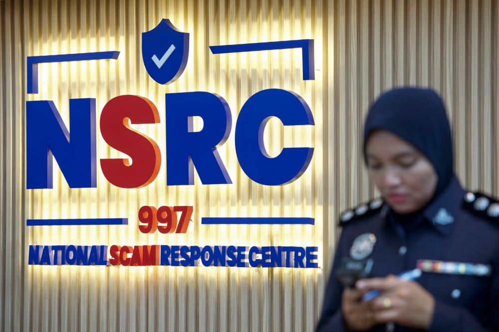 The National Scam Response Centre opened on March 3, 2026 and now operates 24/7 out of Menara 2 MCMC in Cyberjaya, after previously being located at the Bank Negara Malaysia  building in Kuala Lumpur. — Picture by Yusof Isa