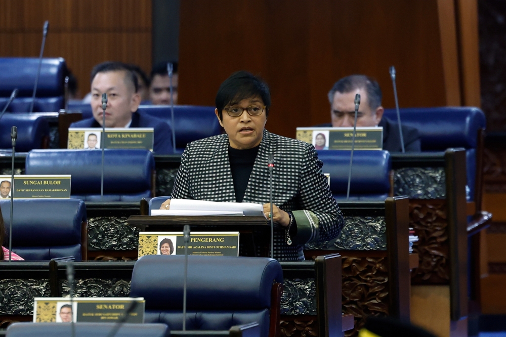 Datuk Seri Azalina Othman Said said the committee will examine the Bill, including the accountability mechanism for the Public Prosecutor, and recommend any amendments deemed necessary. — Bernama pic 