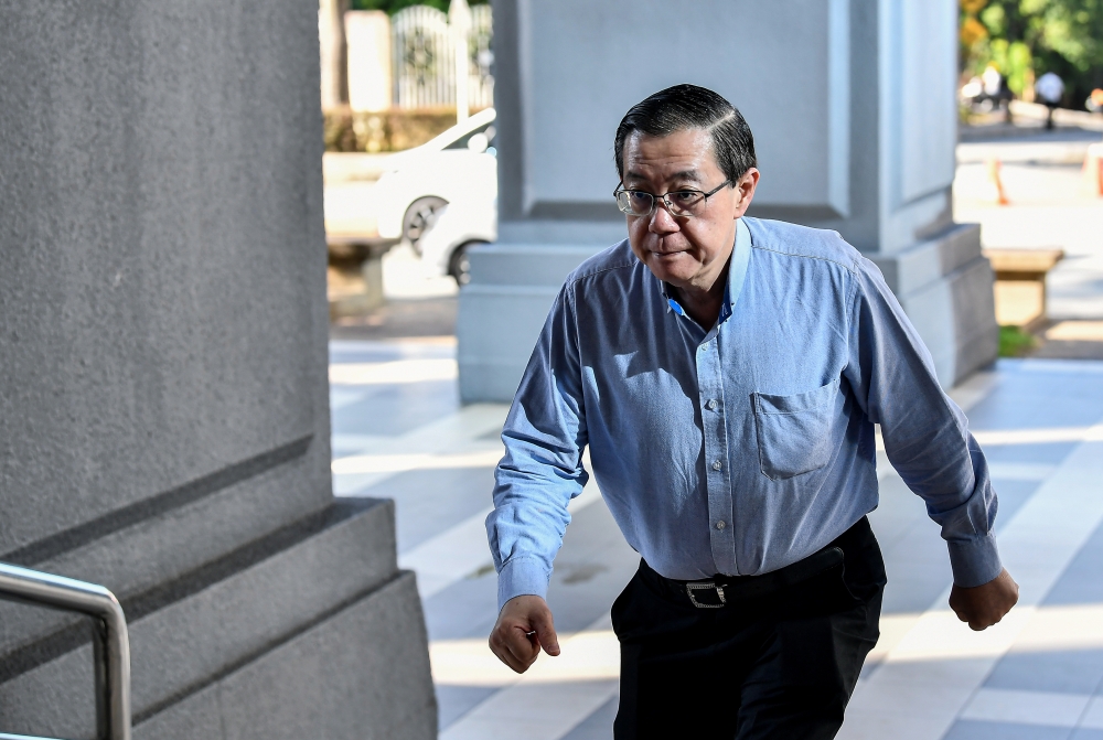 The sessions court has directed that the corruption trial of Lim Guan Eng over the Penang undersea tunnel project be concluded by June this year.  — Bernama pic