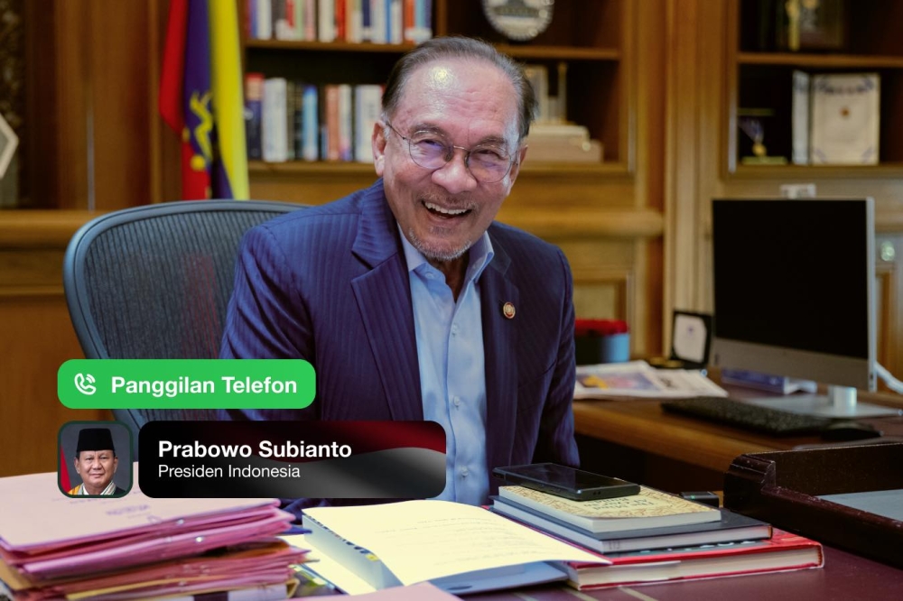 The Prime Minister said that the matter was among those agreed upon by the two leaders during a telephone conversation yesterday. — Picture via Facebook/Anwar Ibrahim