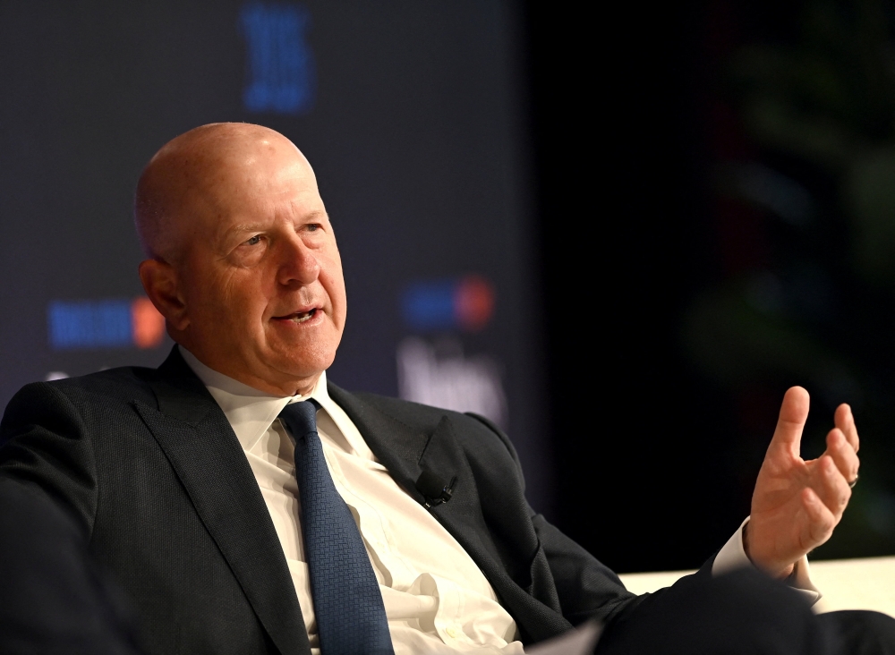 Chairman & CEO of The Goldman Sachs Group, Inc David Solomon speaks during The Australian Financial Review Business Summit in Sydney March 4, 2026. — Reuters pic