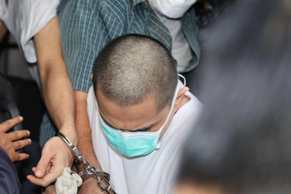 The accused Muhammad Imran Abdullah changed his plea to guilty at two Sessions Courts in Johor Bahru today to seven charges of sexual assault and producing child sexual abuse material involving three girls two years ago. March 4, 2026 — Picture by Ben Tan