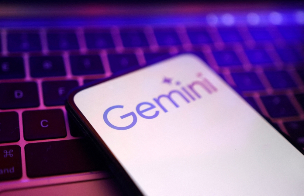 The Gemini logo is seen in an illustration taken on May 20, 2024. — Reuters pic