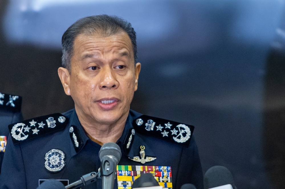 Inspector-General of Police Tan Sri Mohd Khalid Ismail said police expect to call three to four more individuals to give statements in investigations into an alleged plot to topple the federal government. — Picture by Firdaus Latif